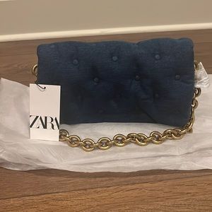 NWT Zara Denim Handbag